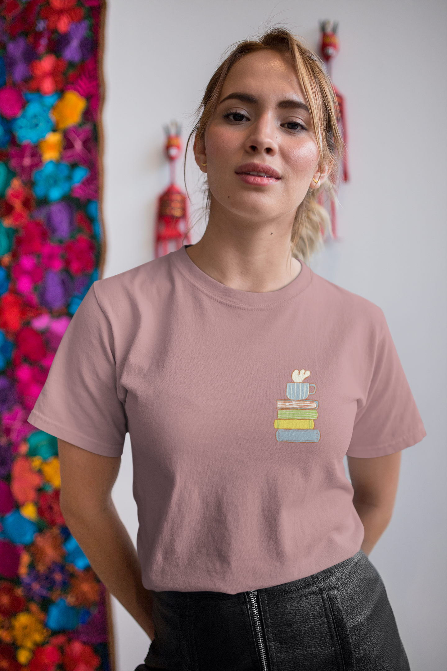 Coffee & Books Tee (Unisex, Cotton)
