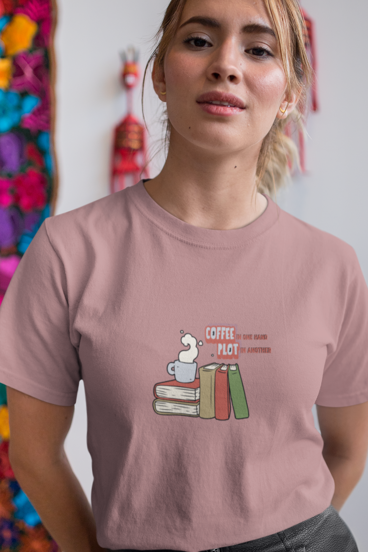 Coffee & Plot Cotton Tee (Cotton, Unisex)