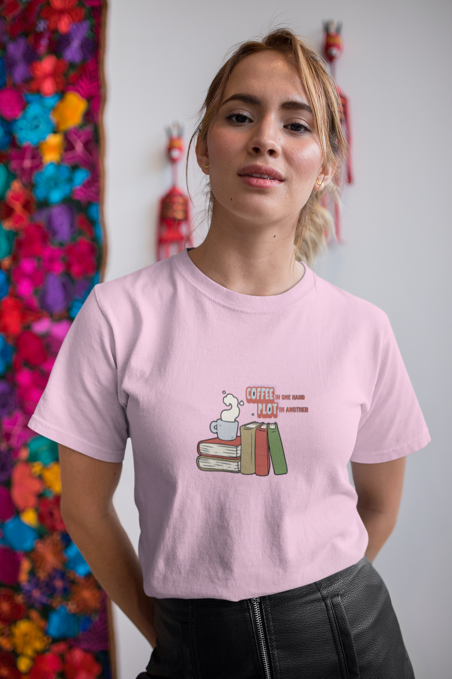 Coffee & Plot Cotton Tee (Cotton, Unisex)