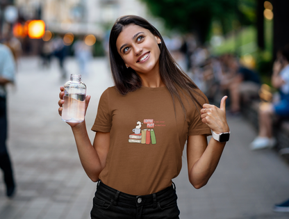 Coffee & Plot Cotton Tee (Cotton, Woman fit)