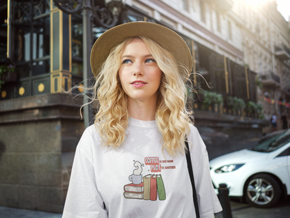 Coffee & Plot Oversized Luxe Tee (Unisex, Cotton)