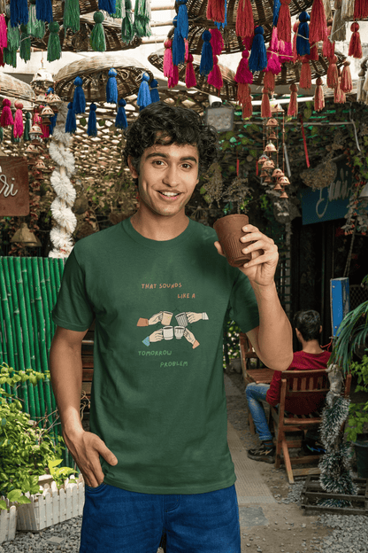 Sounds like a tomorrow problem: Straight fit cotton Tee (Unisex)