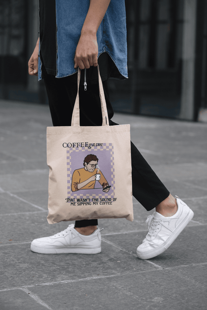 COFFEEgasm Tote Bag (Cotton Canvas)
