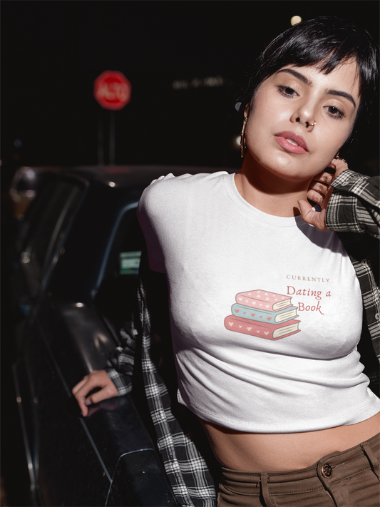 Dating a Book Crop Top