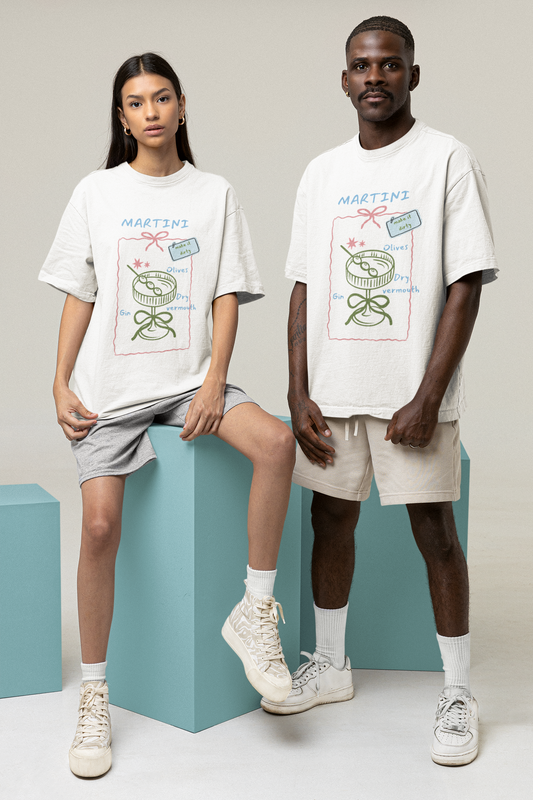 Dirty Martini Oversized Luxe Tee (Cotton, Unisex)