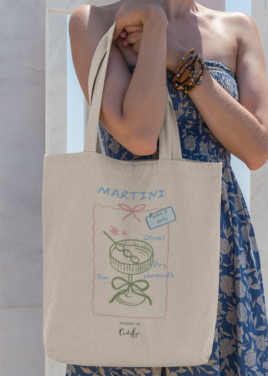 Dirty Martini Tote Bag (Cotton Canvas)