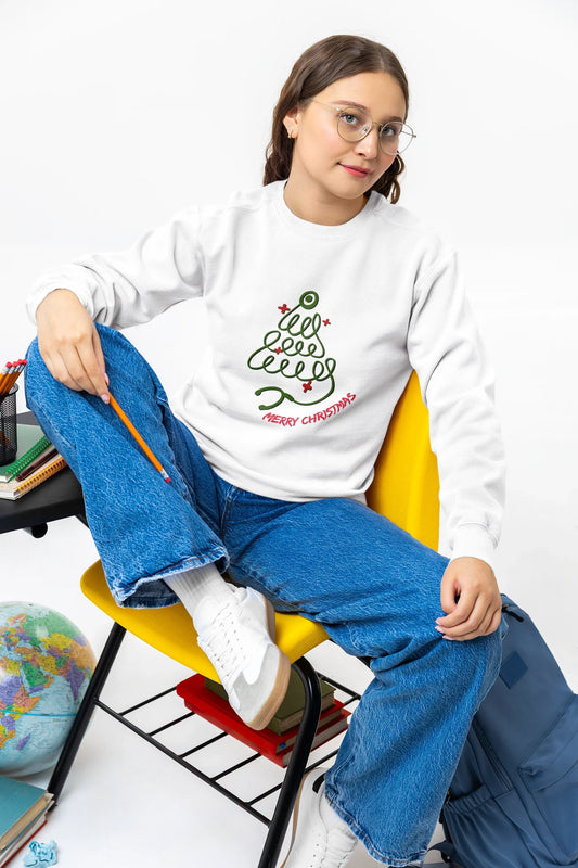Doctor Christmas Sweatshirt (Unisex, Cotton) - curledeyes