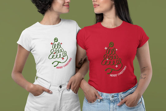 Doctor Christmas Tee (Woman fit, Cotton) - curledeyes