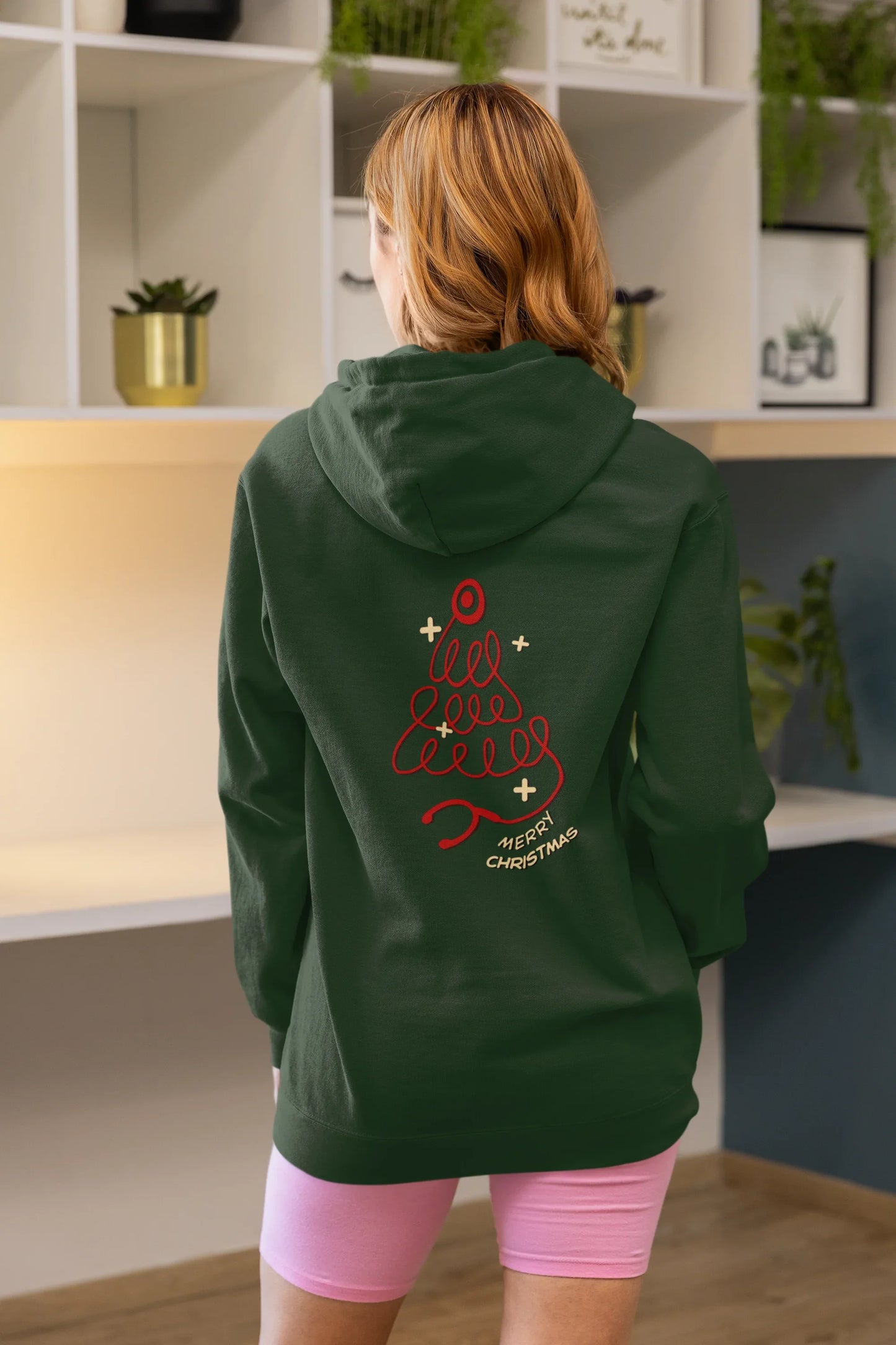 Doctor Christmas Tree Hoodie (Unisex, Cotton) - curledeyes