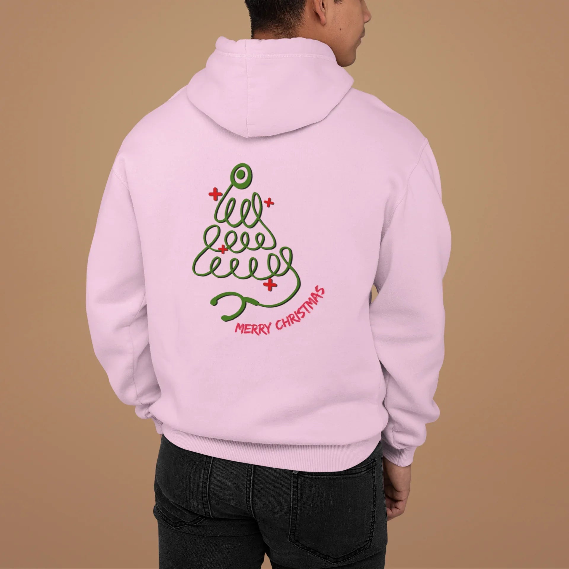 Doctor Christmas Tree Hoodie (Unisex, Cotton) - curledeyes