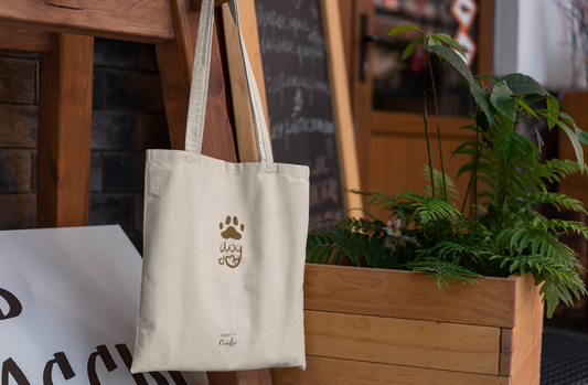 Dog Dad Tote Bag (Cotton Canvas)
