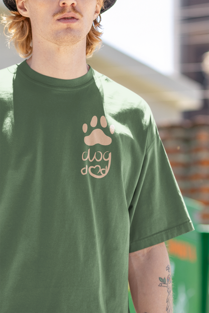 Dog Dad Oversized Luxe Tee (Unisex, Cotton)