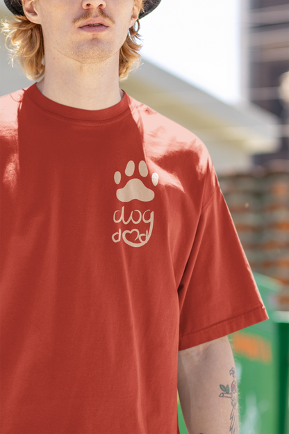 Dog Dad Oversized Luxe Tee (Unisex, Cotton)