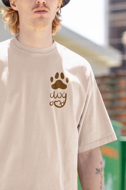 Dog Dad Oversized Luxe Tee (Unisex, Cotton)
