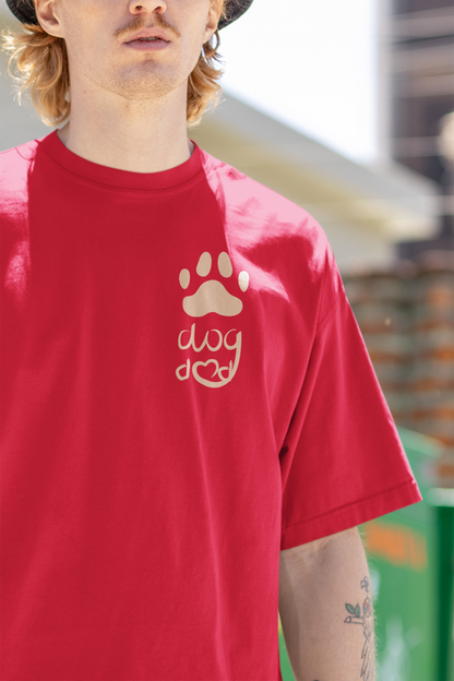 Dog Dad Oversized Luxe Tee (Unisex, Cotton)