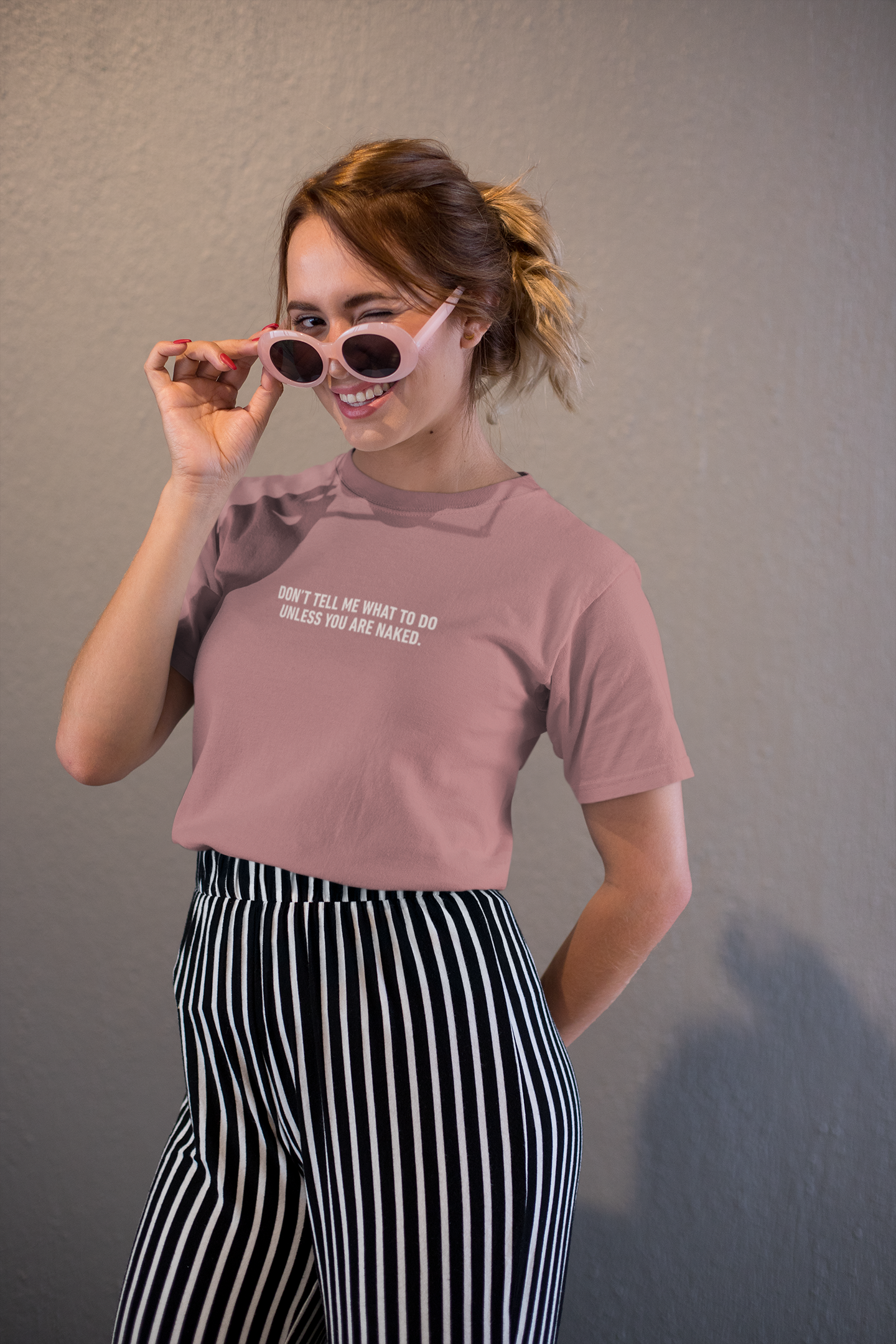 Don’t Tell Me What To Do Cotton Tee (Cotton, Unisex)