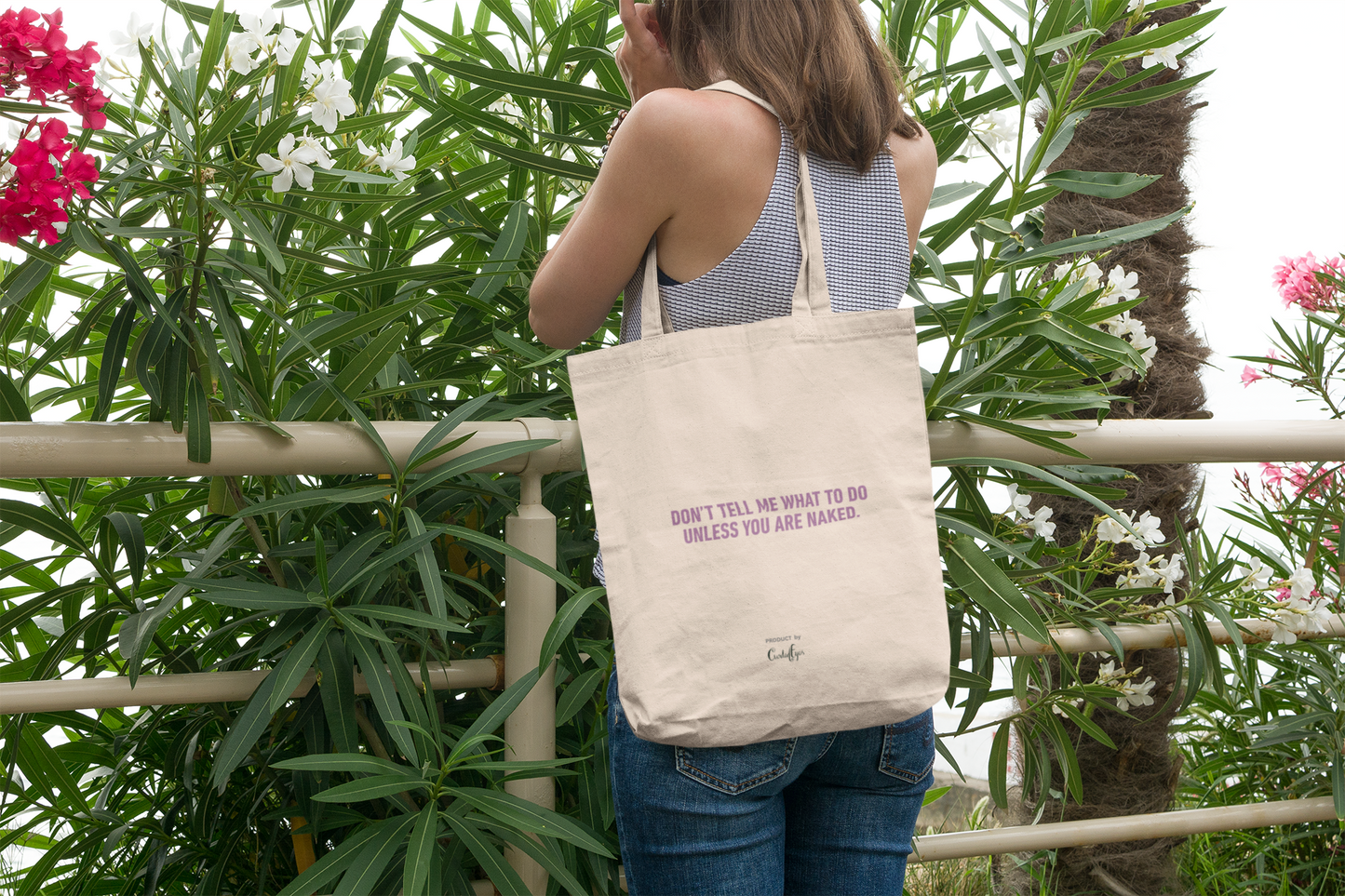 Don’t Tell Me What to Do Tote Bag (Cotton Canvas)