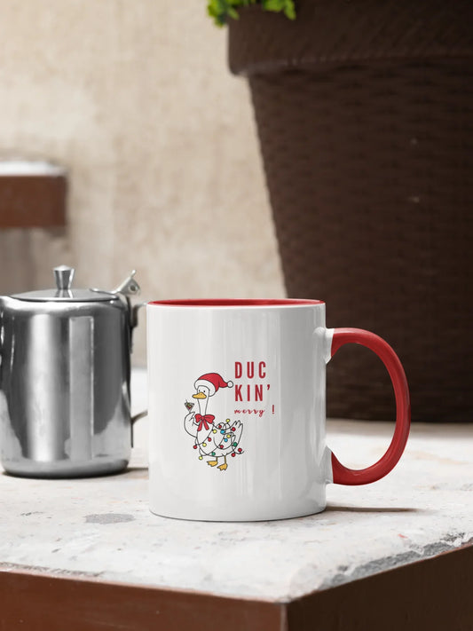 Coffee Jingles My Bells Christmas Mug (Ceramic, 330ml) - curledeyes