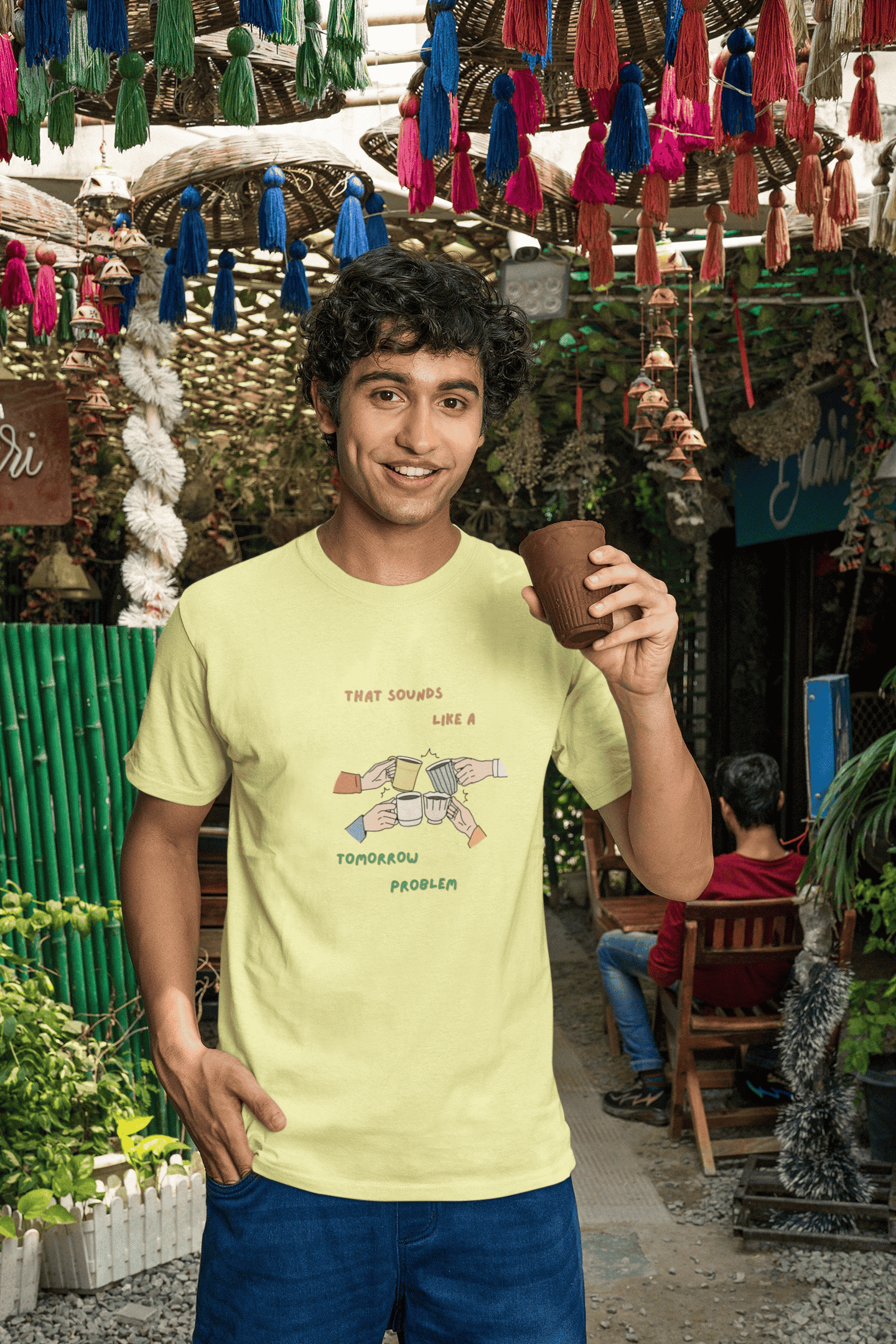 Sounds like a tomorrow problem: Straight fit cotton Tee (Unisex)