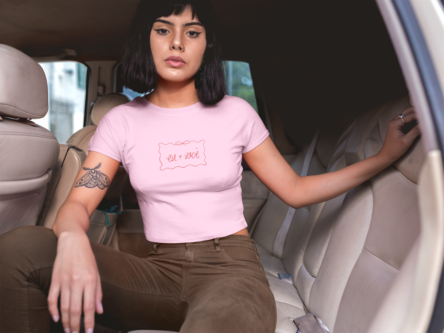 ‘Eu + Voce’ Me & You Crop Top