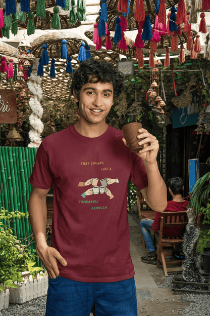 Sounds like a tomorrow problem: Straight fit cotton Tee (Unisex)