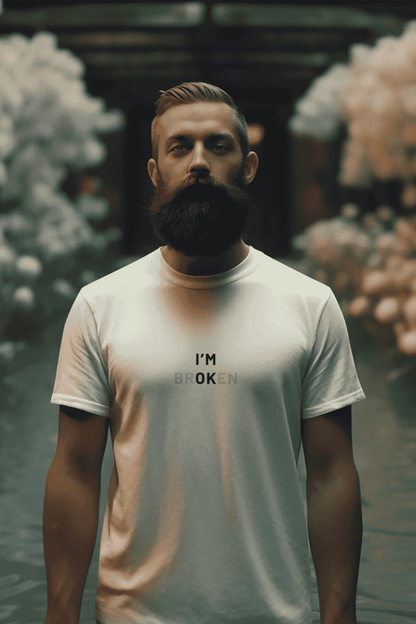 I’m Broken : Round Neck Tee