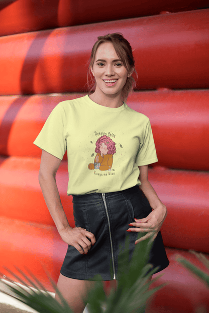 Pumpkin Spice: Straight fit cotton Tee (unisex)