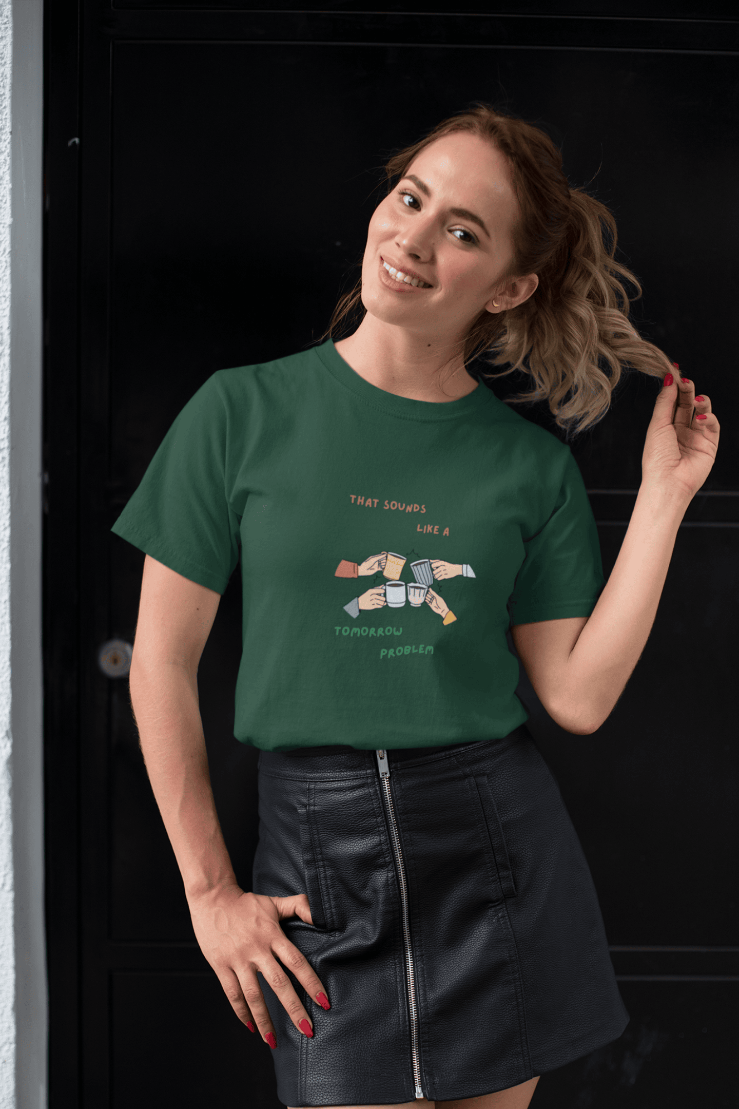 Sounds like a tomorrow problem: Straight fit cotton Tee (Unisex)