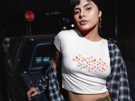 Flirty Hearts Crop Top
