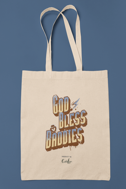 The Baddies Tote Set (Cotton Canvas)