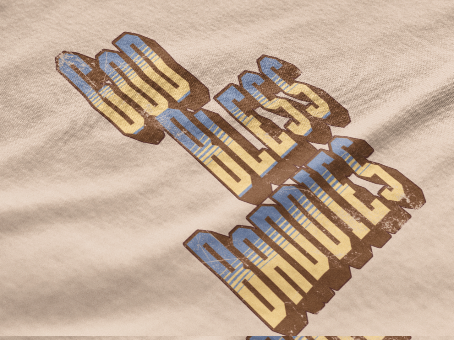 God Bless Baddies Oversized Luxe Tee (Cotton, Unisex)