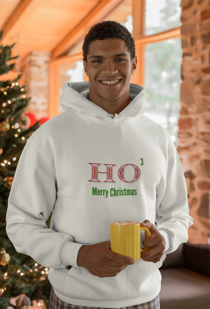 HO 3 Christmas Hoodie (Unisex, Cotton) - curledeyes