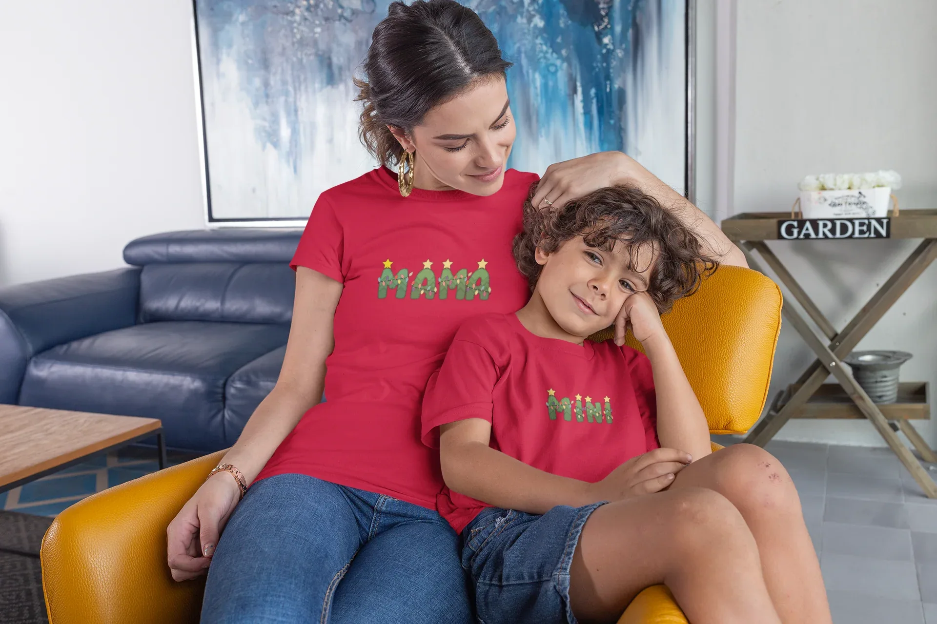 Mama & Kid and Dada & Kid Christmas (Cotton) - curledeyes