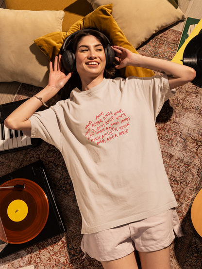 Amor Amor Oversized Luxe Tee, 240gsm