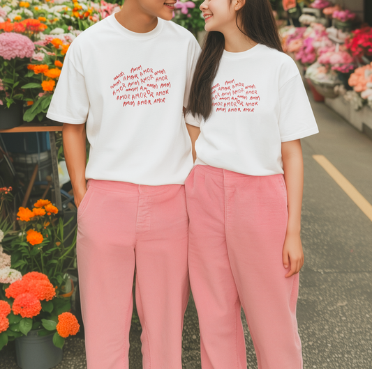 Amor Amor Oversized Tee, 240gsm