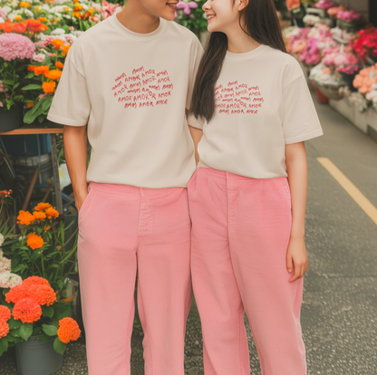 Amor Amor Oversized Luxe Tee, 240gsm