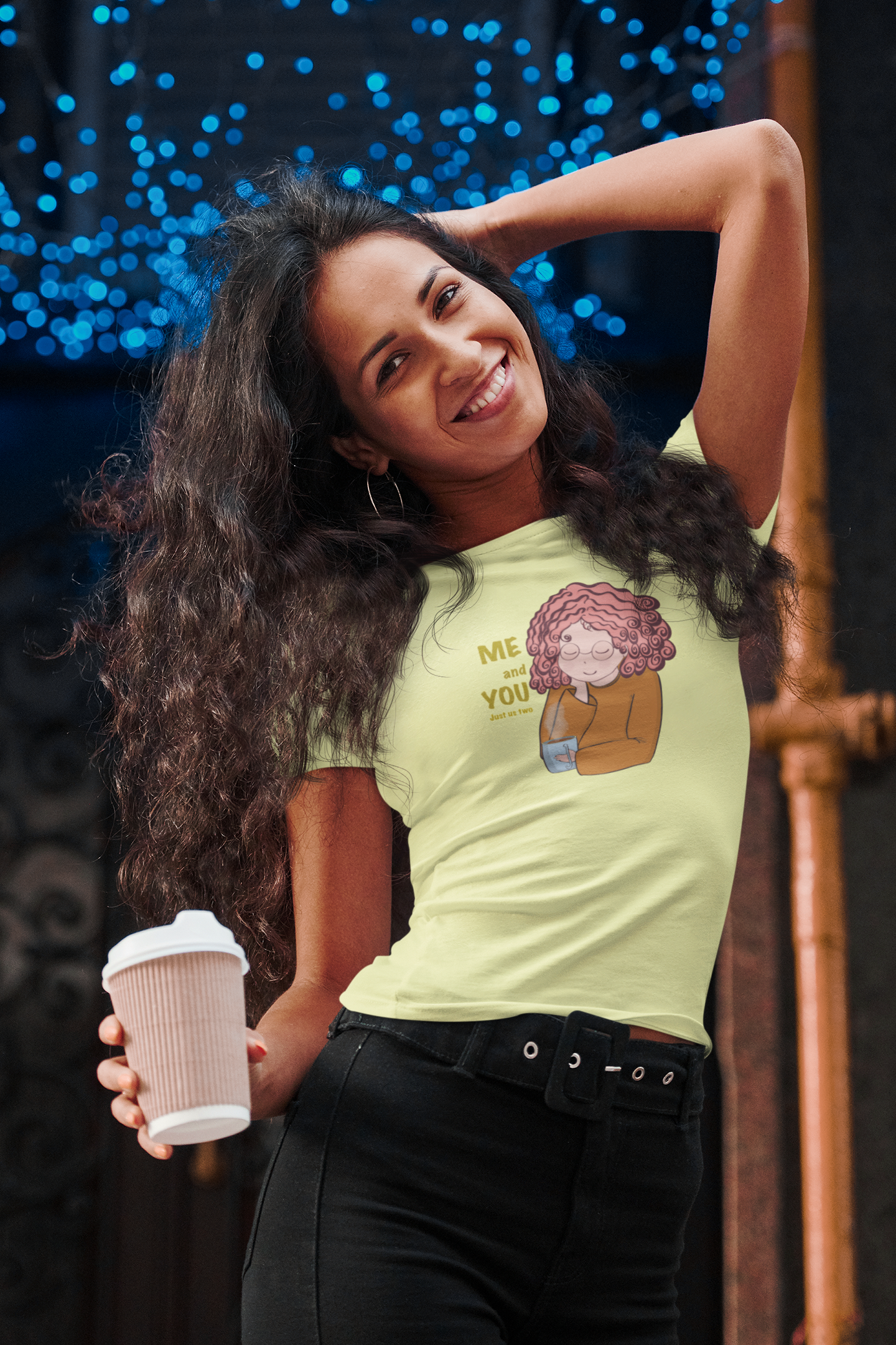 Me & You, Just Us Two Cotton Tee (cotton, woman fit)