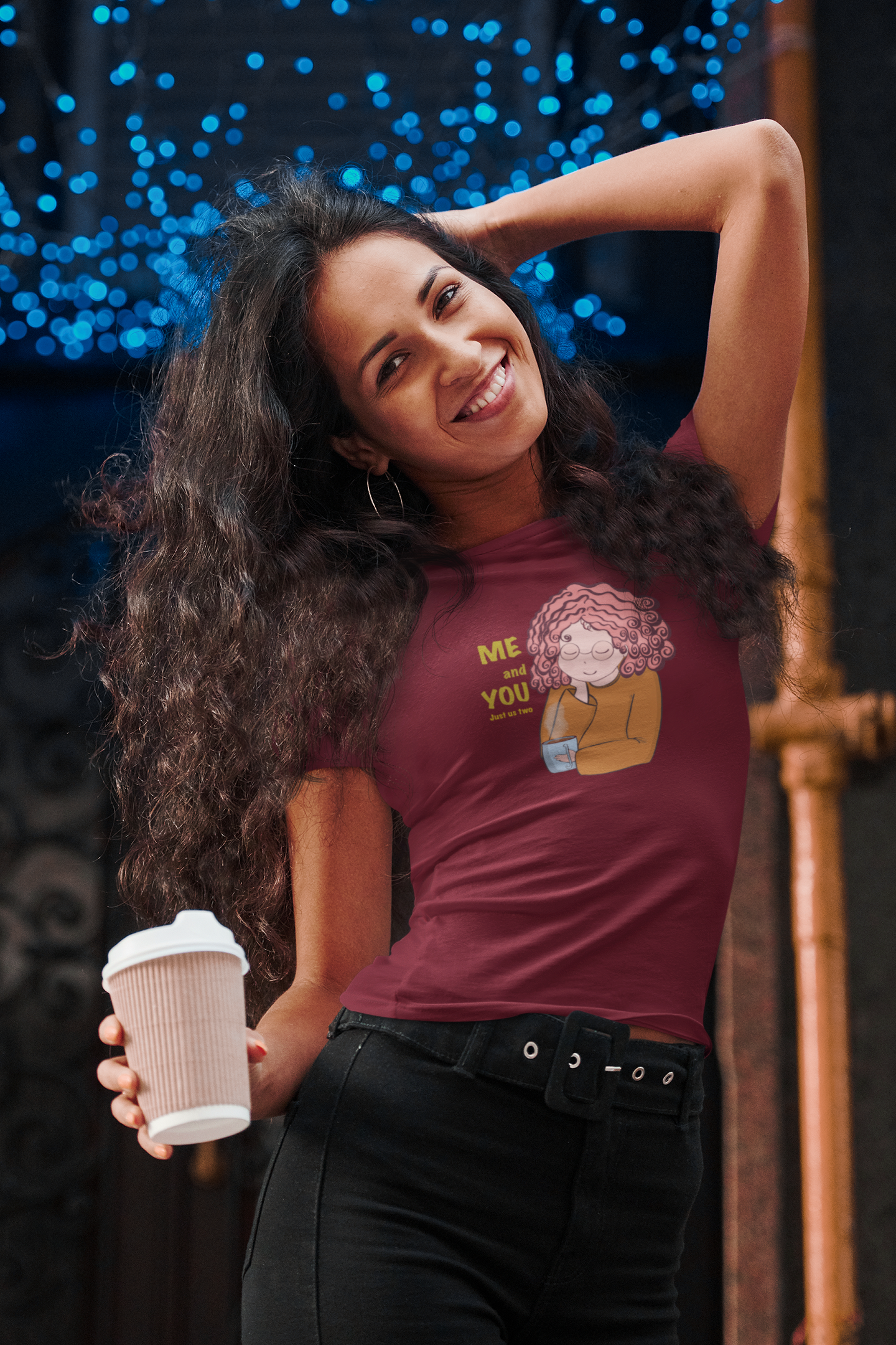 Me & You, Just Us Two Cotton Tee (cotton, woman fit)
