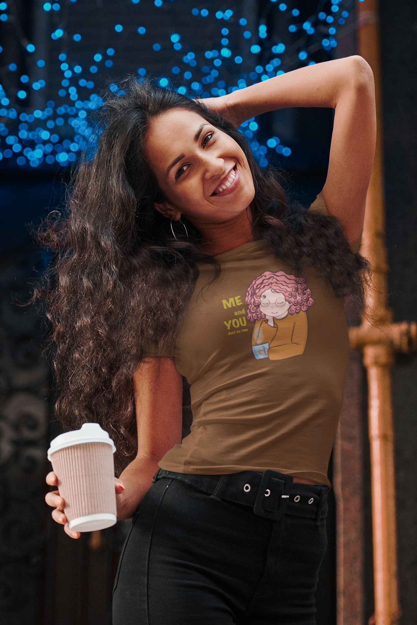 Me & You, Just Us Two Cotton Tee (cotton, woman fit)