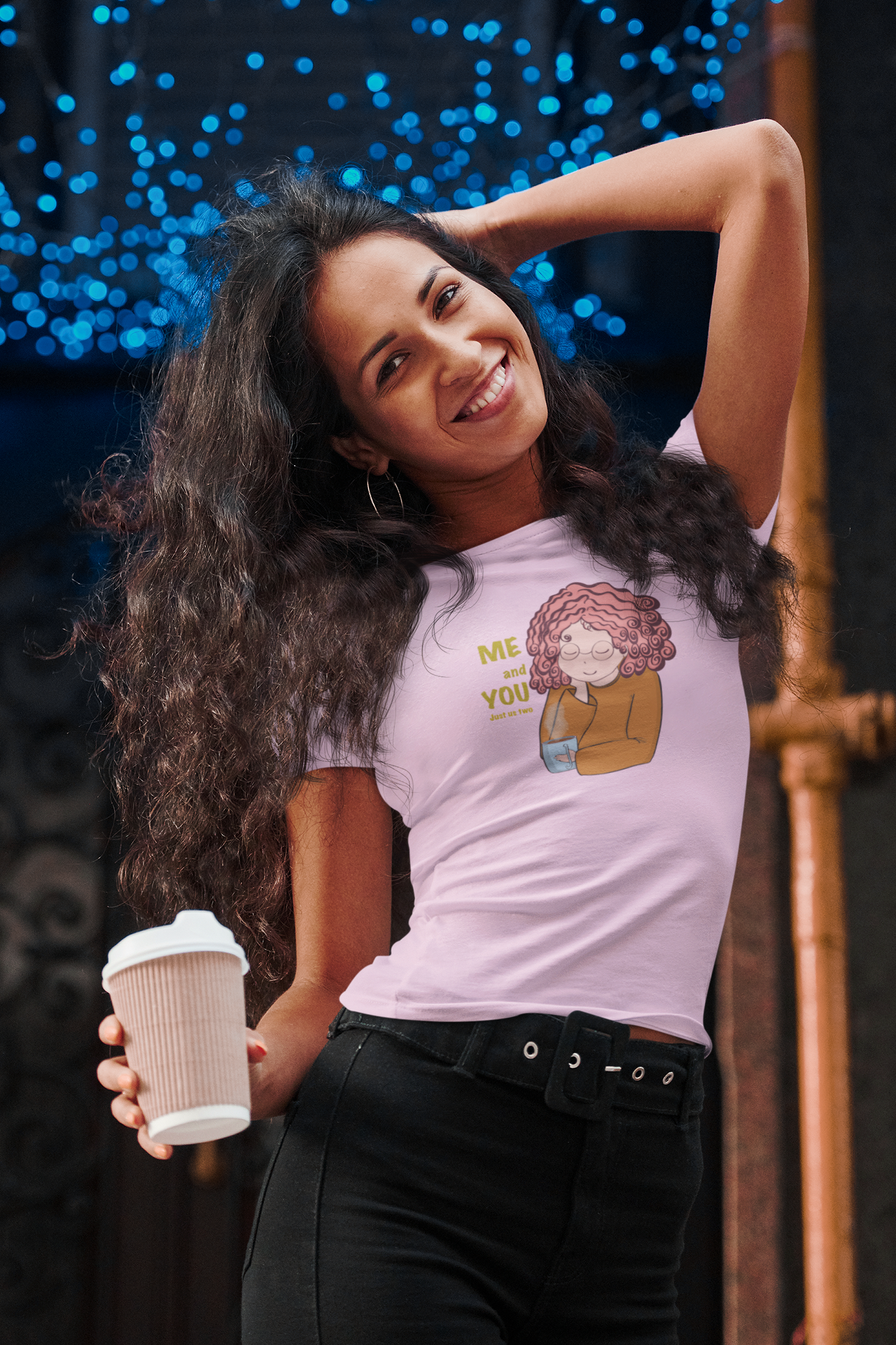 Me & You, Just Us Two Cotton Tee (cotton, woman fit)