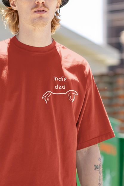 Indie Dad Oversized Luxe Tee (Unisex, Cotton)