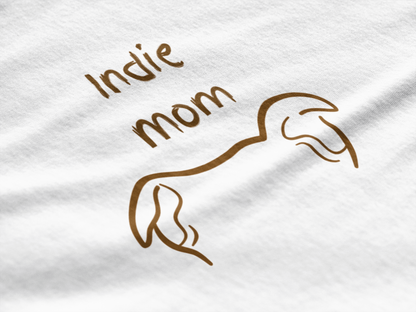Indie Mom Oversized Luxe Tee (Unisex, Cotton)