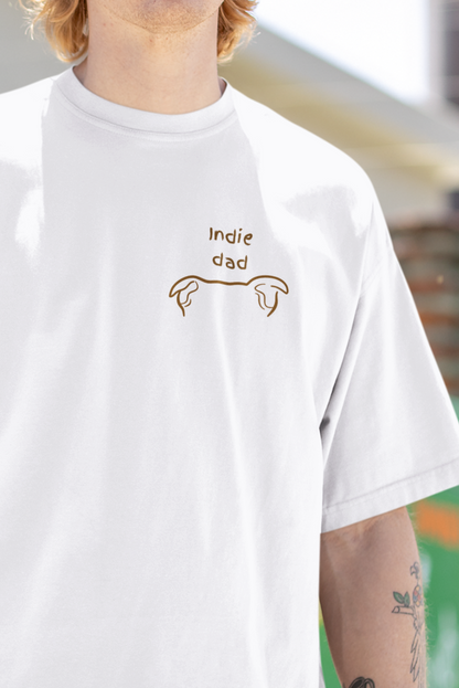 Indie Dad Oversized Luxe Tee (Unisex, Cotton)