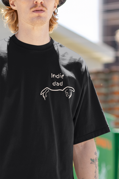 Indie Dad Oversized Luxe Tee (Unisex, Cotton)
