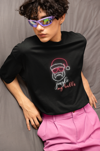 Jingle My Balls Oversized Luxe Tee (Unisex, Cotton)