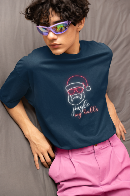 Jingle My Balls Oversized Luxe Tee (Unisex, Cotton)