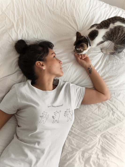 Kitty Party Crop Top (Unisex, Cotton)