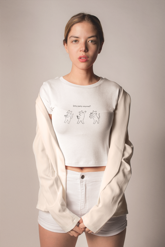 Kitty Party Crop Top