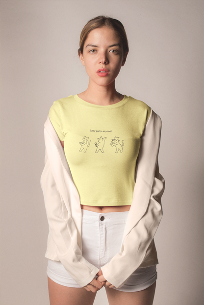 Kitty Party Crop Top