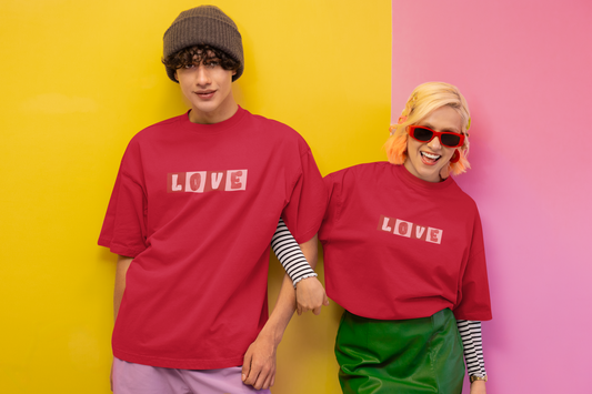LOVE Oversized Tee, 240gsm